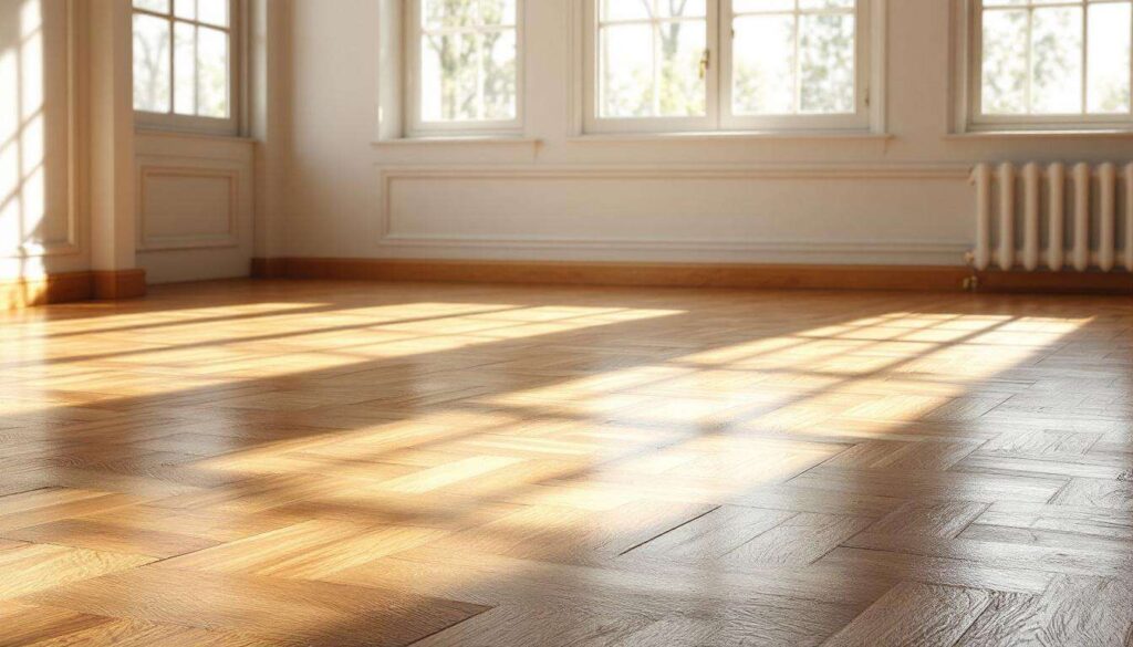 So bringst du Parkett mit einer einfachen Küchenzutat in jedem Raum wieder zum Glänzen