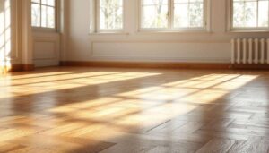 So bringst du Parkett mit einer einfachen Küchenzutat in jedem Raum wieder zum Glänzen