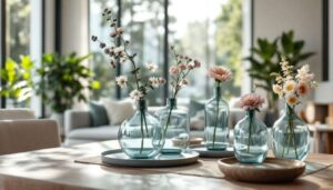 Glasvasen nur für Blumen? Diese kreativen Ideen verwandeln dein Wohnzimmer komplett