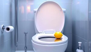 Statt WC-Reiniger werfe ich einfach diese Küchenzutat ins Klo – wirkt über Nacht