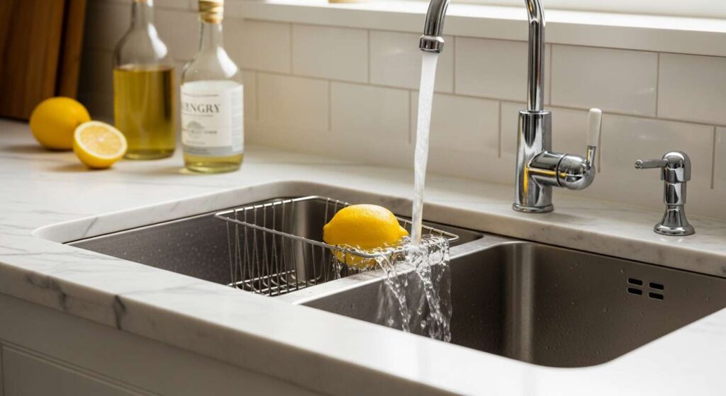 Gieß das statt Natron in den Abfluss: In Sekunden ist er wieder frei