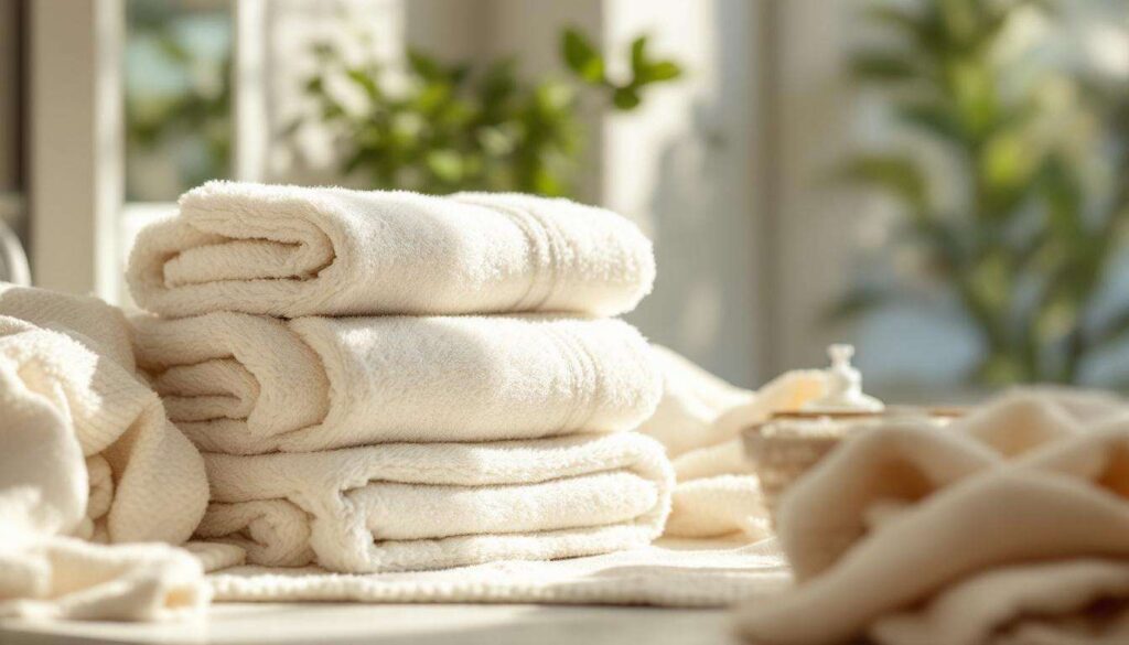 Statt Weichspüler: Ein Schuss Essig im letzten Spülgang macht Handtücher wieder flauschig