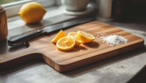 Holz-Schneidebretter desinfizieren: Warum Zitrone und Salz laut Experten am besten wirken
