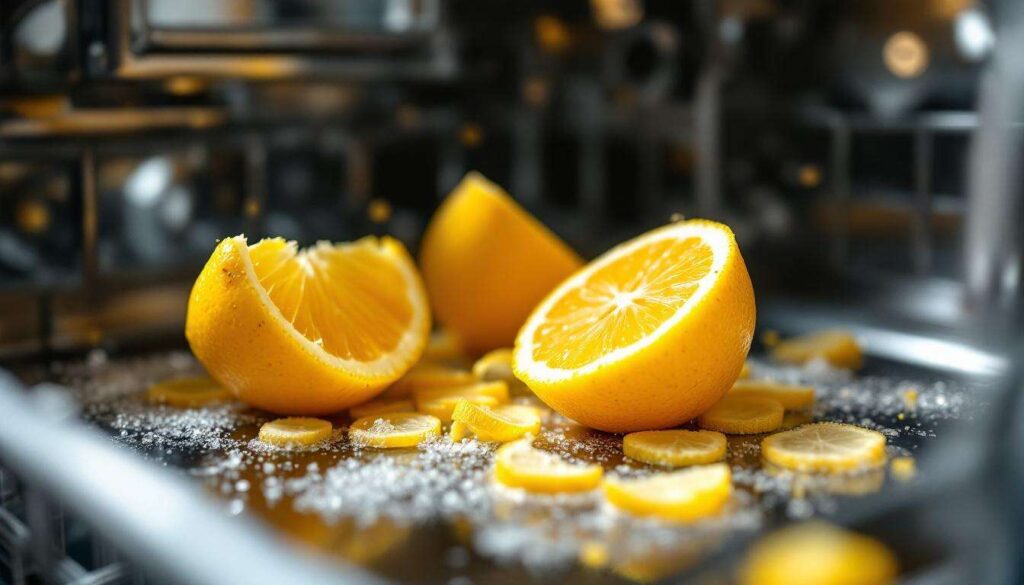 Zitronenschale in die Spülmaschine: Warum dieser Trick für frischen Duft sorgt