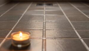 Fugen aufhellen ohne Renovierung: Der Kerzen-Trick, den Fliesenleger tatsächlich nutzen