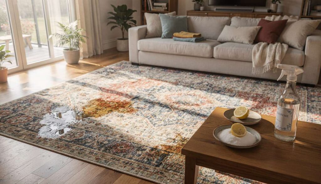 Teppich reinigen ohne Chemie: Drei Hausmittel, die laut Öko-Test überzeugen