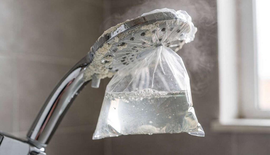 Duschkopf entkalken: Der Gefrierbeutel-Trick, der alles in einer Stunde löst