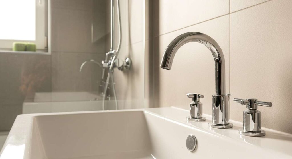 Kalkflecken im Bad: Dieses Hausmittel wirkt besser als die meisten Spezialreiniger