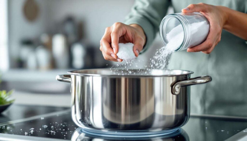 Der Trick mit dem Spülmaschinensalz: So werden angelaufene Edelstahltöpfe in Minuten wieder blank