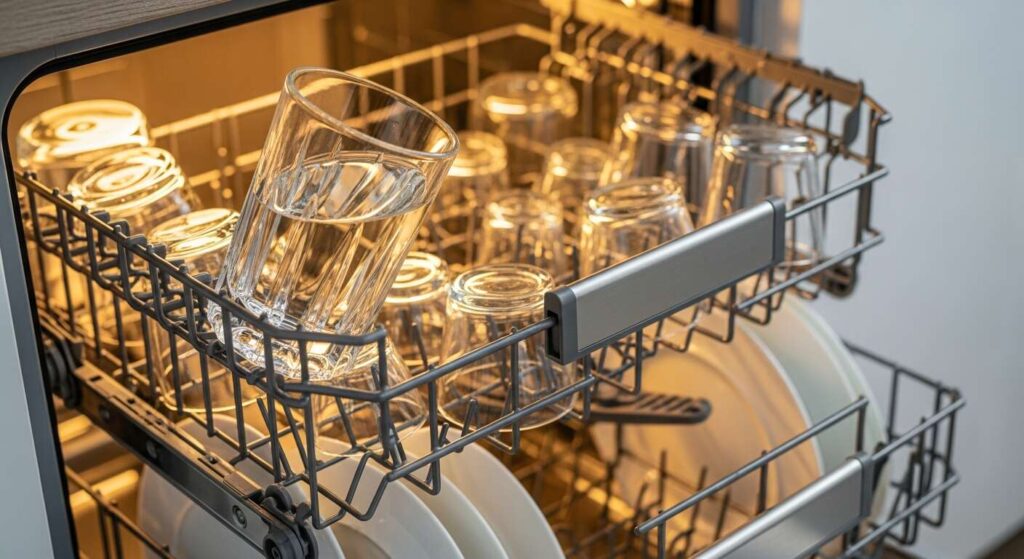 Der Grund, warum eine Tasse Essig in der Spülmaschine den Klarspüler komplett überflüssig macht